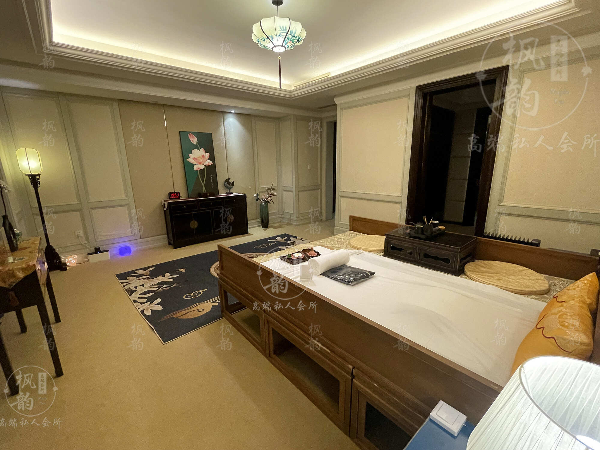 绍兴天津渔阳鼓楼人气优选沐足会馆房间也很干净，舒适的spa体验